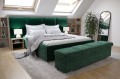 Łóżko tapicerowane do sypialni Helsinki - zielone