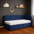 LEWE łóżko tapicerowane  Adam - granatowy.png