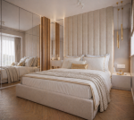 Panele tapicerowane PROSTE oraz łóżko tapicerowane 