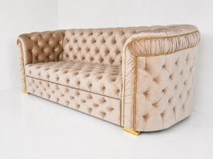 Królowa Karmen Sofa 3 osobowa Chesterfield Glamour 
