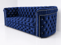 Sofa 3 osobowa Królowa Karmen siedzisko pikowane chesterfield - granatowa.png