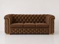 Sofa chesterfield z funkcją sapania - brąz.png