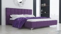 Łóżko tapicerowane na nóżkach fioletowe.jpg