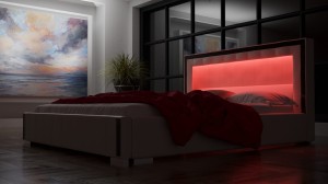 Łóżko Sarah + LED RGB