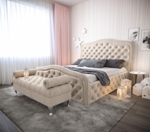 Łóżko Baronowa Premium WYSOKIE