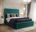 Łóżko tapicerowane glamour magic velvet 2220