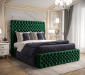 Łóżko tapicerowane glamour magic velvet 2225