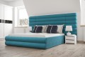 Łóżko sypialniane Li Love Island, turkusowe