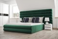 Łóżko sypialniane Li Love Island, zielone