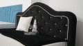 Łóżko paris Lux Glamour czarne z krysztąłakmi.JPG