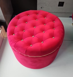 Pufa okrągła Glamour