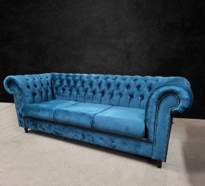 Sofa 3 osobowa Chesterfield Glamour FUNKCJA SPANIA