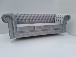 Sofa 3 osobowa Chesterfield Glamour  XL SZERSZA